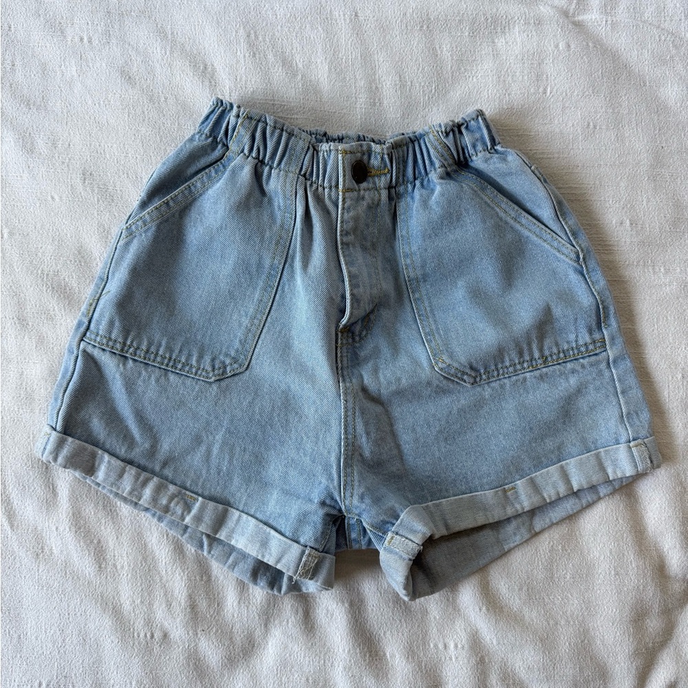 Classic Blue Denim Women's Shorts